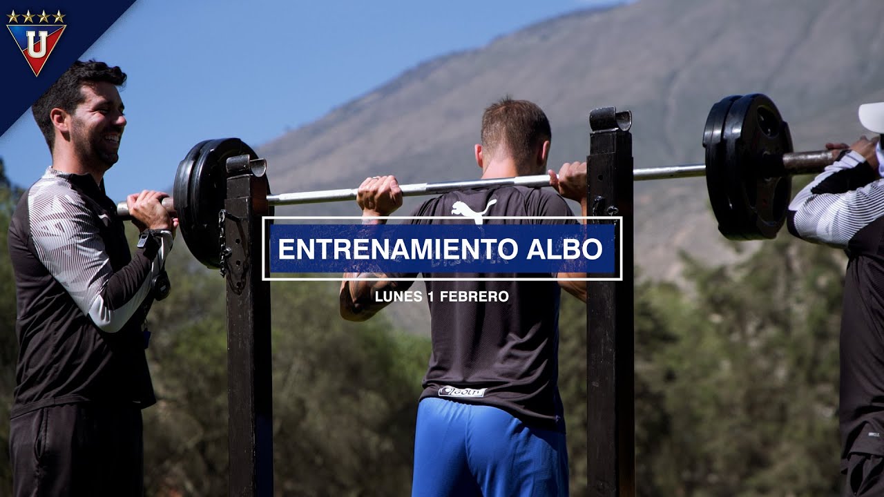 #PretemporadaLDU2021 &iexcl;Entrenamiento Albo ! ⚪🔴