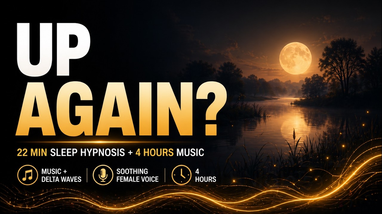 STAY ASLEEP Sleep Hypnosis: Sleep Through the night (4 Hours, BLACK SCREEN, Delta Binaural Beats)