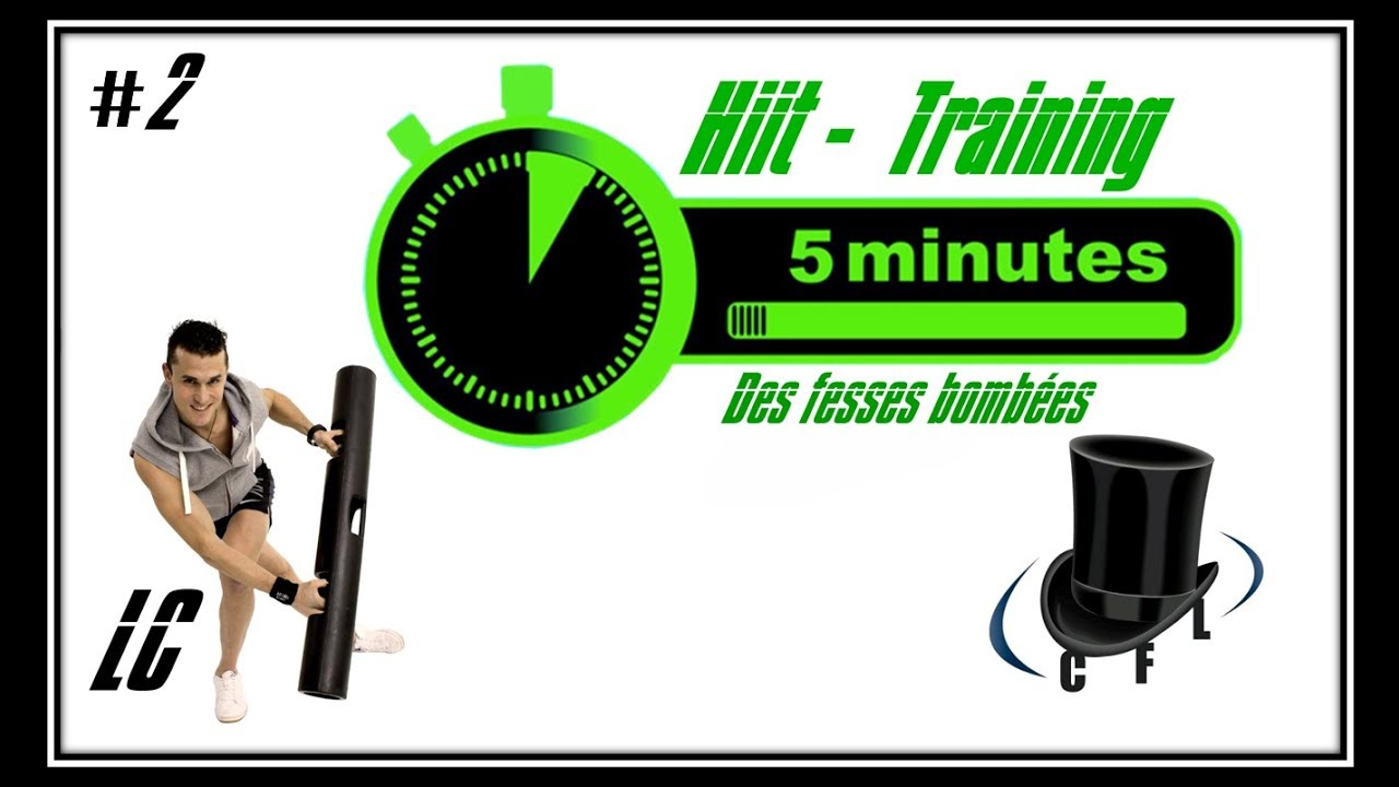 5 minutes Hiit training - Booty Pump