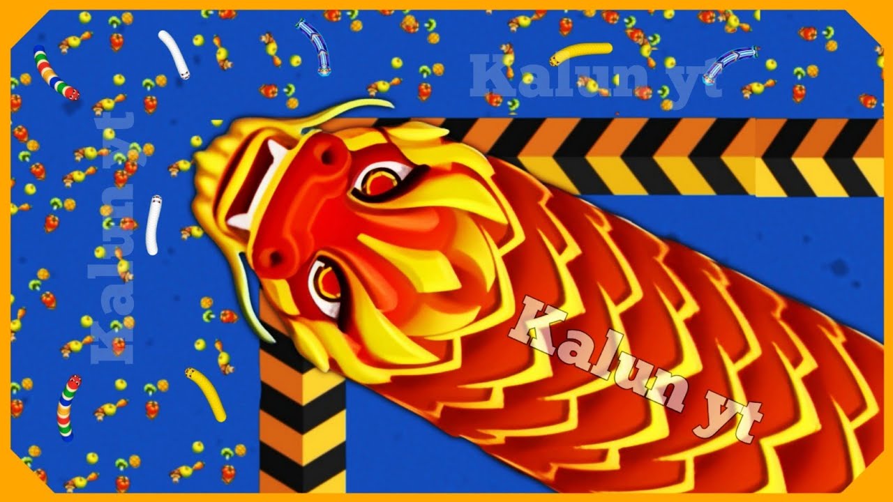🐍WORMSZONE.IO | Giant Slither Snake Top 01 🏆 | Epic Worms Zone Biggest Snake Gameplay! | Kalun yt