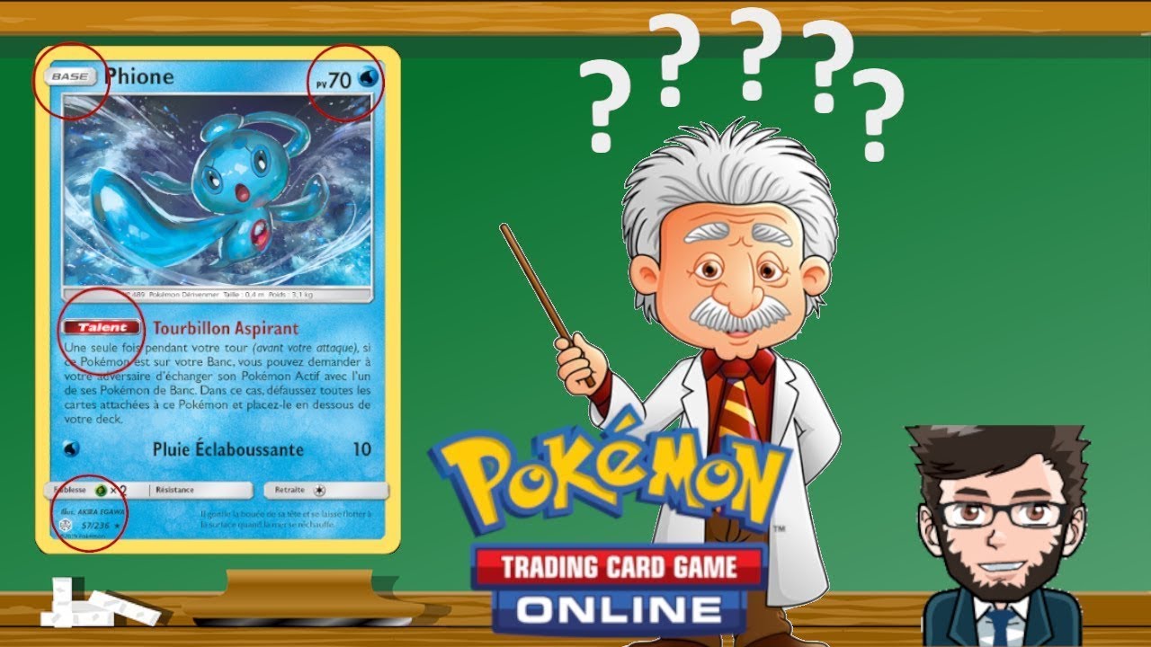 LIRE et COMPRENDRE une carte Pok&eacute;mon - Qui a-t-il au juste dessus ? Et &agrave; quoi &ccedil;a sert ?