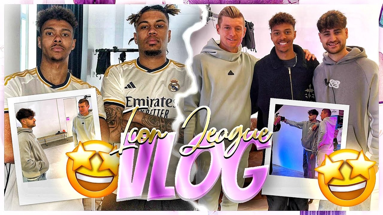 MADRID VLOG MIT TONI KROOS, SIDNEY & WILLY!🔥👀 ICON LEAGUE Fotoshooting📸
