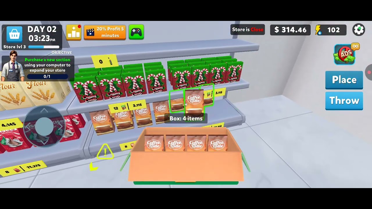 SUPERMARKET SIMULATION GAMEPLAY VIDEO