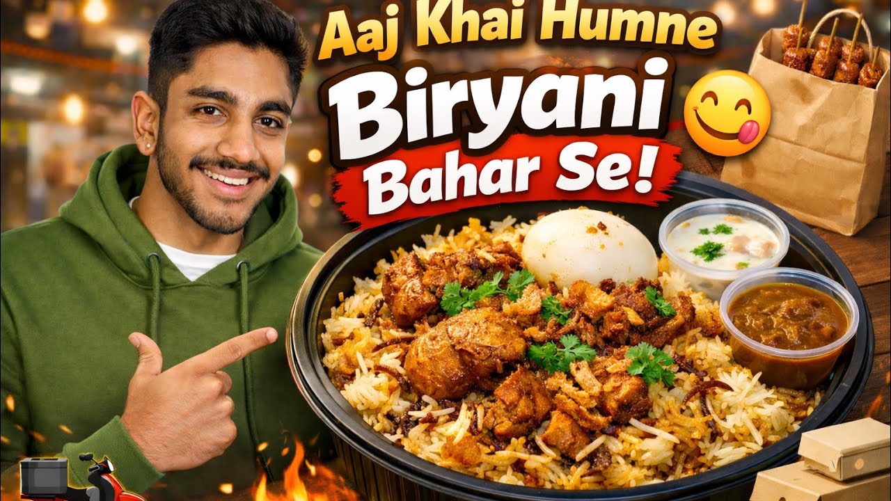 Aaj Ke Vlog Mein: Zabardast Biryani 😍