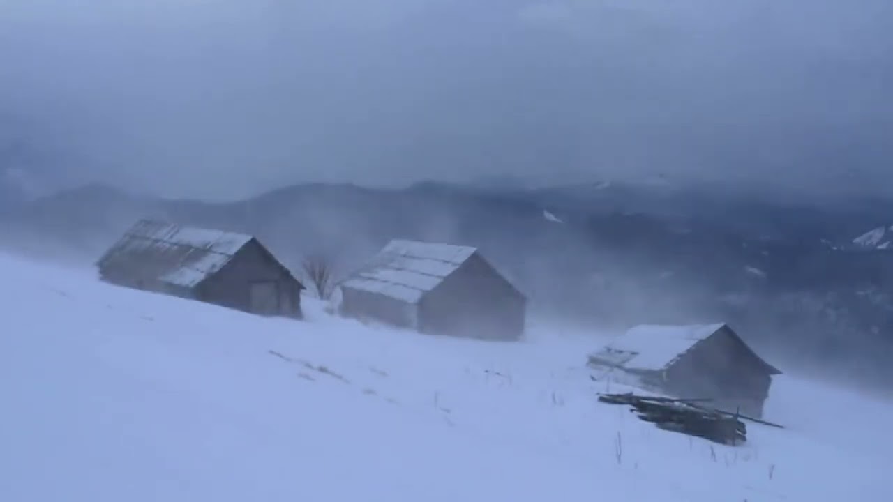 ❄️ Som da Nevasca e Vento Forte Para Dormir!