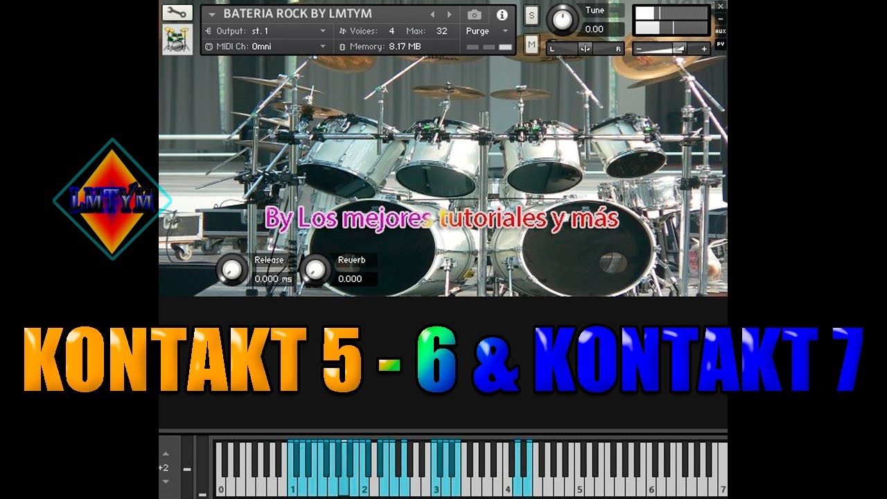BATERÍA ROCK LMTYM 🥁🥁Samples KONTAKT 5, Kontakt 6 & Kontakt 7🎼🎹By LMTYM🔥💯