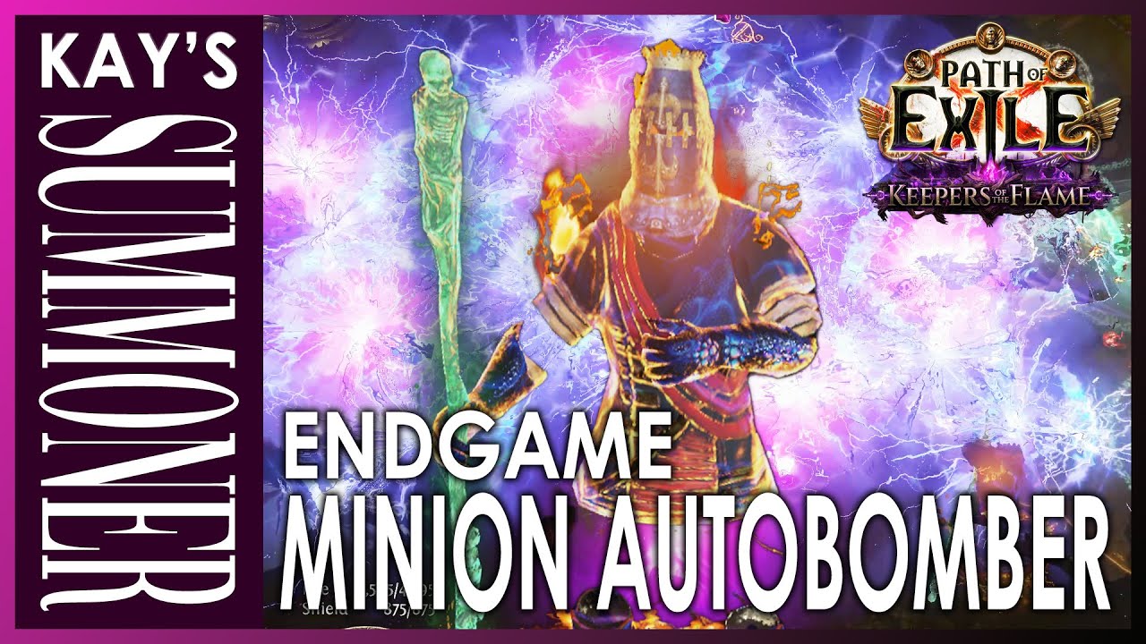 Endgame Minion Autobomber - Infernal Animate Guardian + Popcorn SRS - T17 viable - PoE 3.27
