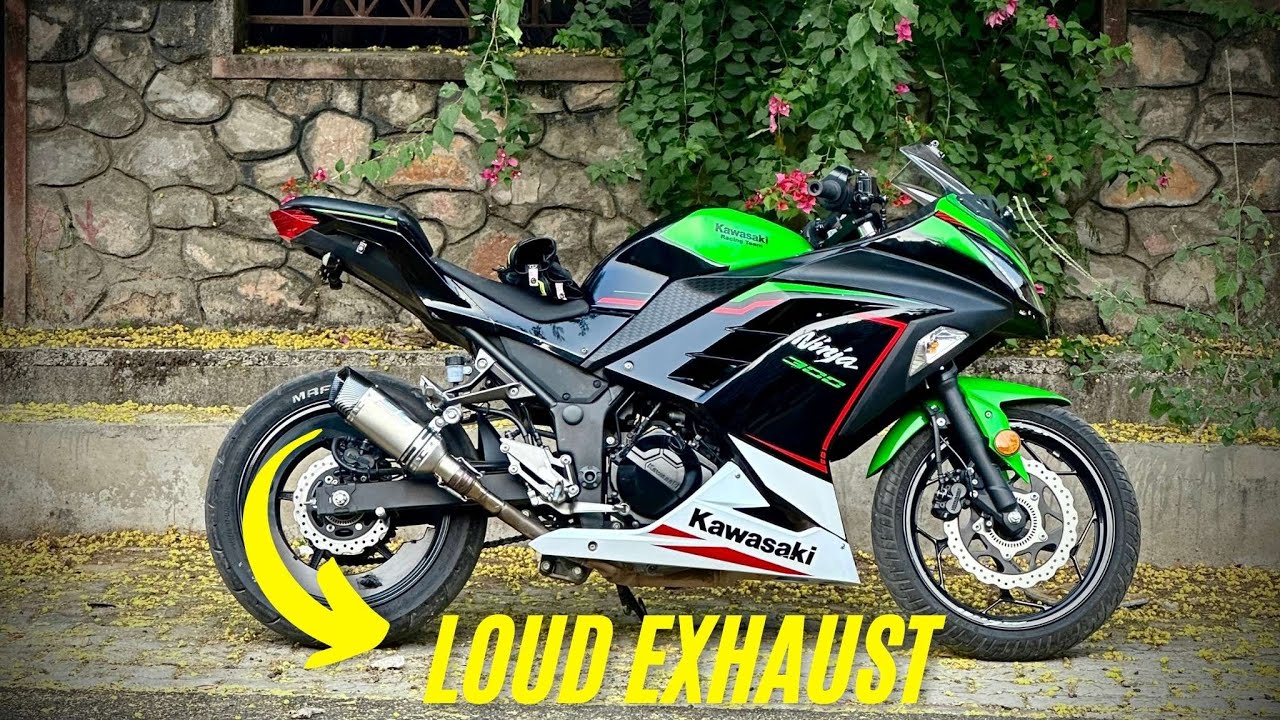 Installed Loud Exhaust on my Kawasaki Ninja 300