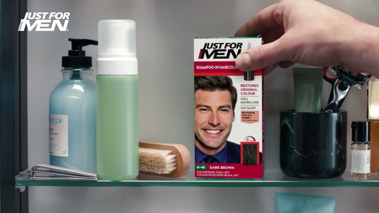 Natural-Looking Men's Hair Color in 5 Minutes | Just for Men