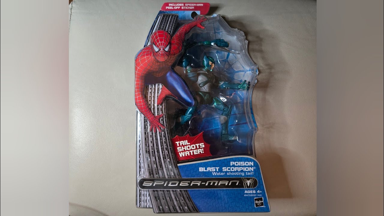 Spider-Man 3: unboxing de Poison Blast SCORPION