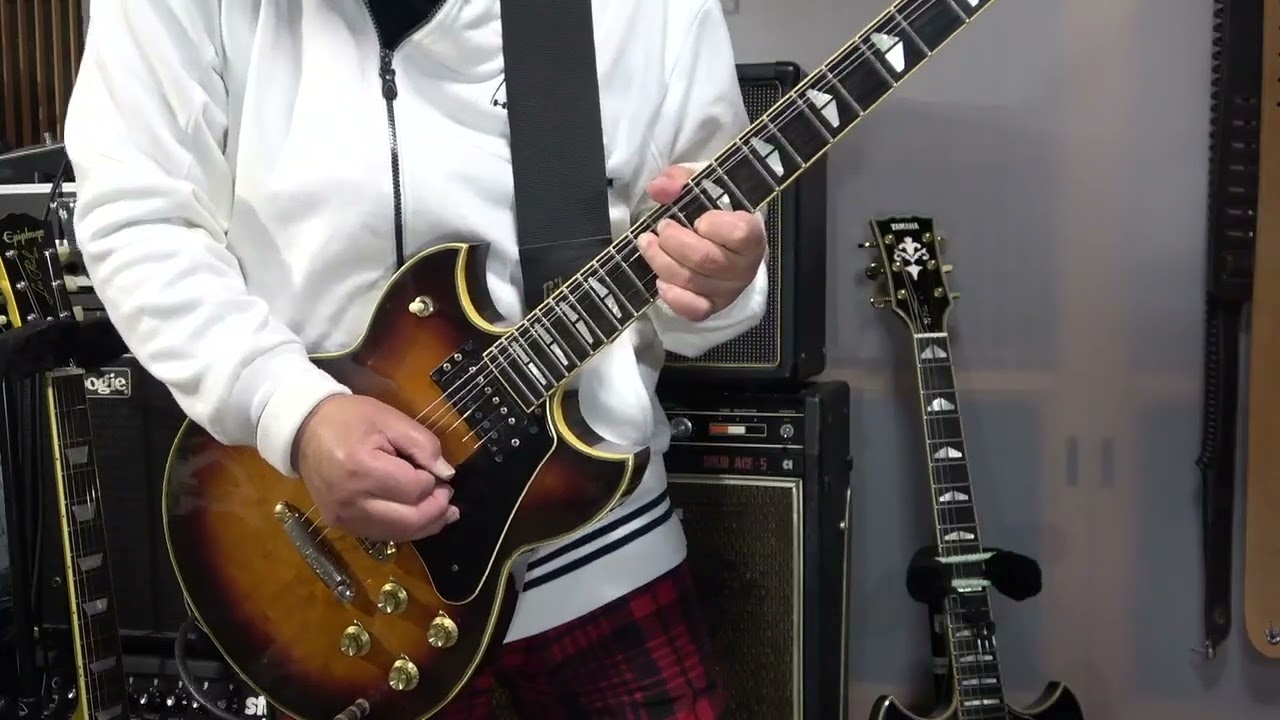 【kissy's Guitar Collections】YAMAHA SG 1000 1982年製　一発撮り 即興アドリブギター 001