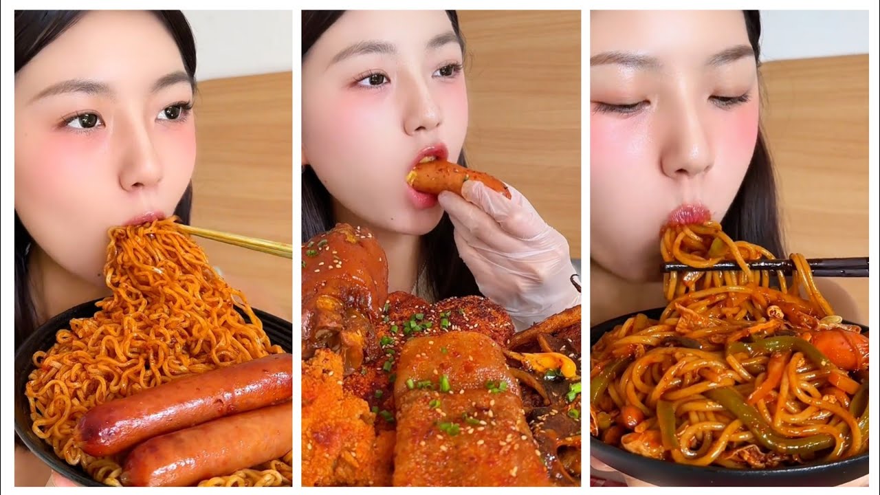 [ASMR MUKBANG] BEAUTY GIRL MUKBANG EATING SHOW COMPILATION #11 | DOUYIN TIKTOK CHINA