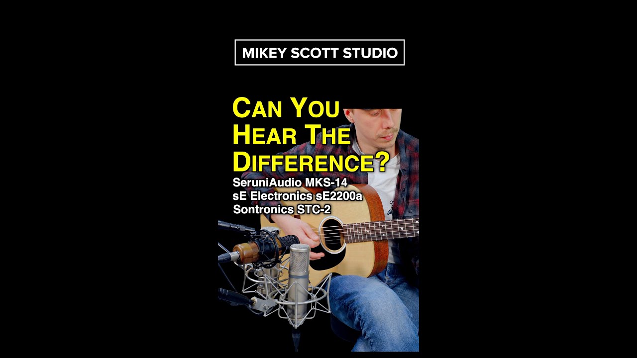 Acoustic Guitar Mic Shootout: MKS-14 vs sE2200a vs STC-2 | Can You Hear The Difference?
