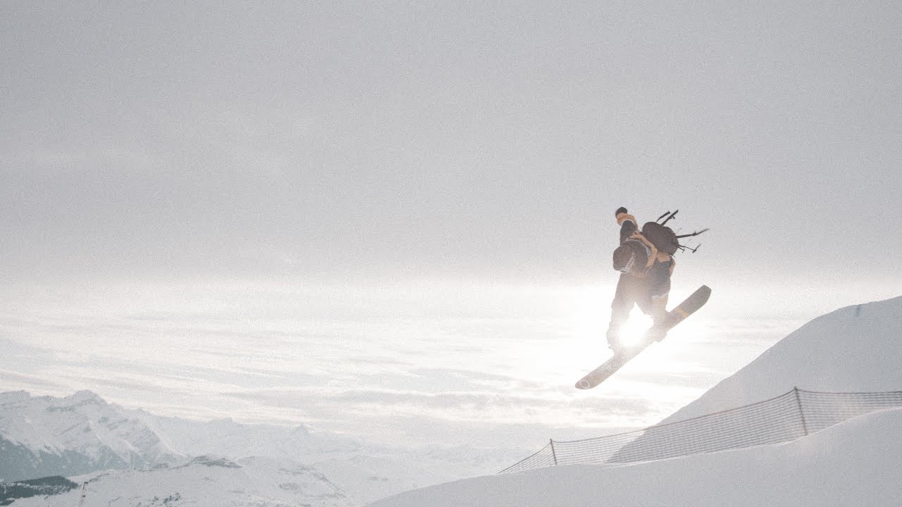 Snowboarding Above the Clouds