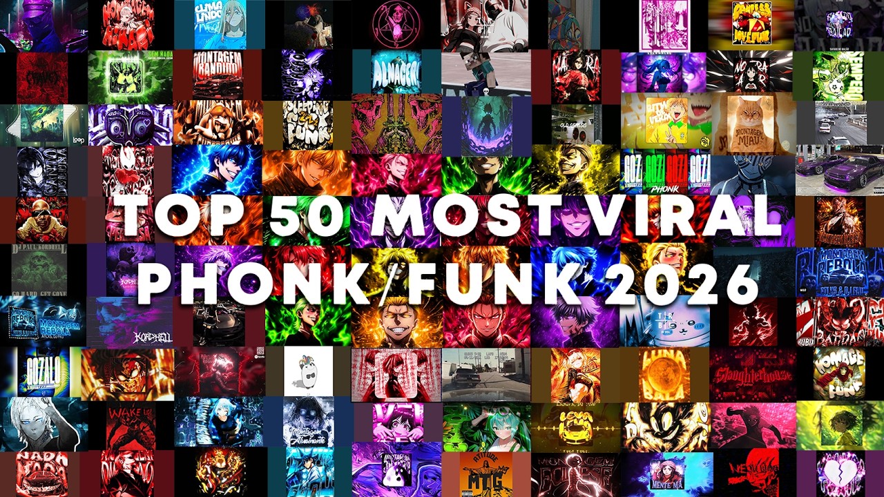 TOP 50 MOST VIRAL PHONK/FUNK 2026 🔥🎵 PLAYLIST 🎵