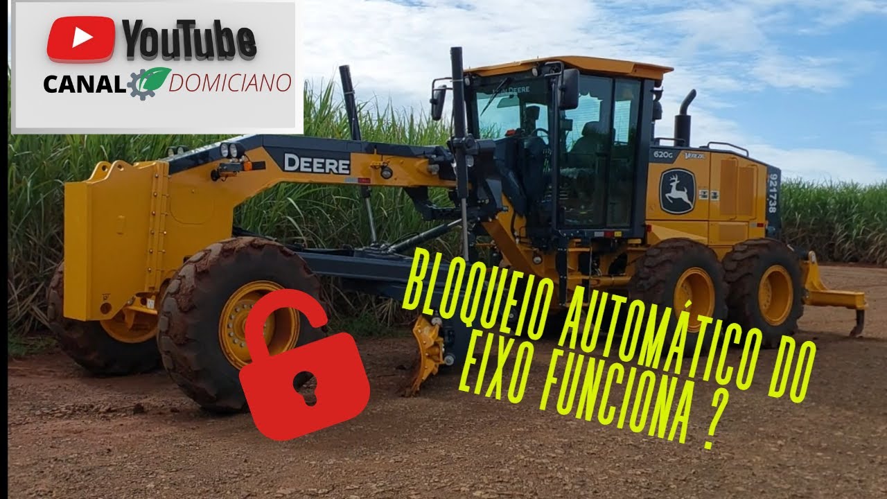 Como usar o bloqueio automático do diferencial JONH DEERE 620G