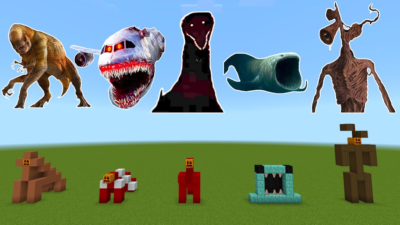 NEVER SPAWN D-Rex, Infected Sky, Bloodbath, The Bloop, Siren Head & The Boiled One in Minecraft