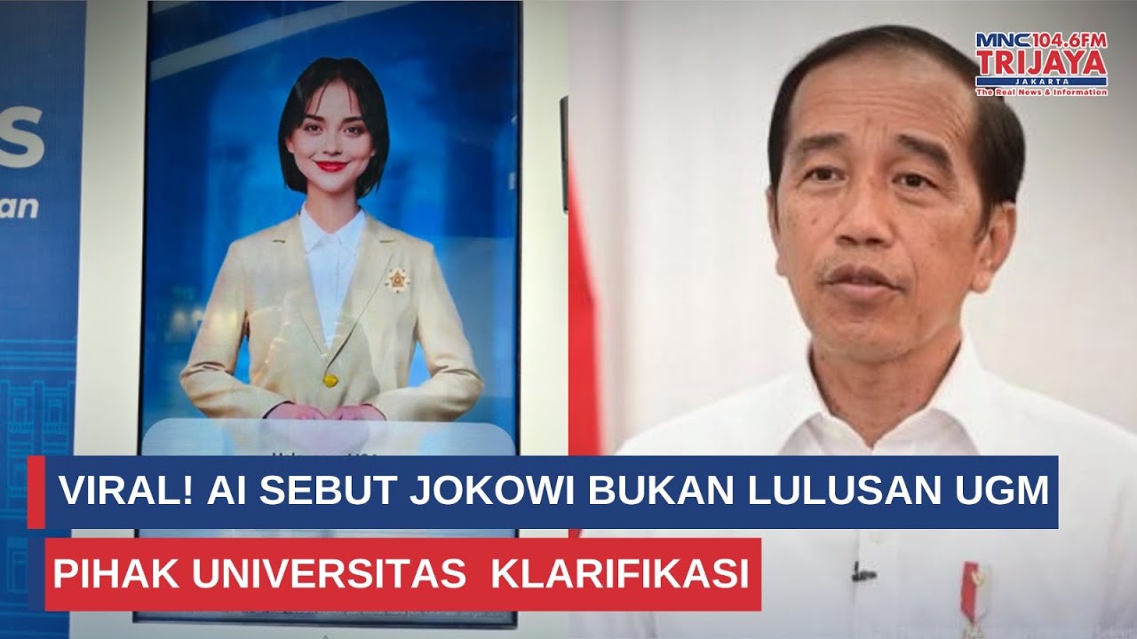 Viral! AI Sebut Jokowi Bukan Lulusan UGM, Pihak Universitas Beri Klarifikasi Resmi | Trijaya Update