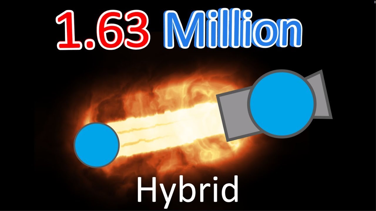 Diep.io – Kill the top 3 tanks (100k+ each) in under 3m? | Hybrid 1.63 Million