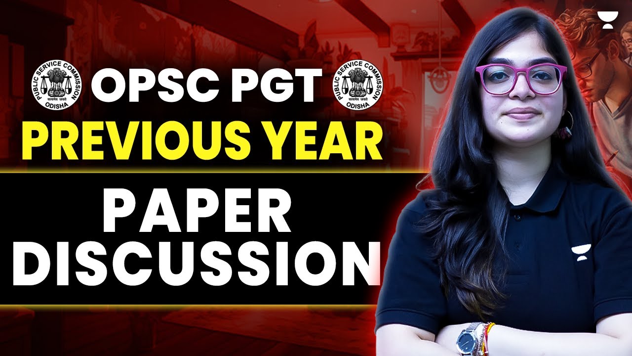 OPSC PGT Previous Year PAPER Discussion | OPSC PGT 2024 Exam | Lekhanshu Singh