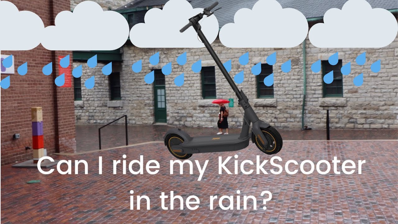 Riding a Kickscooter in the Rain &mdash; Is It Safe? ⚡🛴