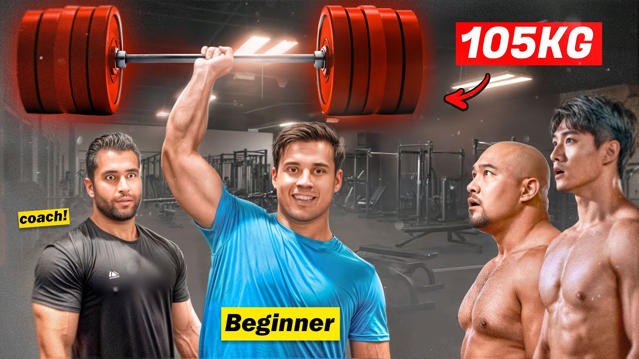 😳وقتی جودو کار قهرمان به عنوان مبتدی وارد باشگاه وزنه برداری میشود 😱🏋️