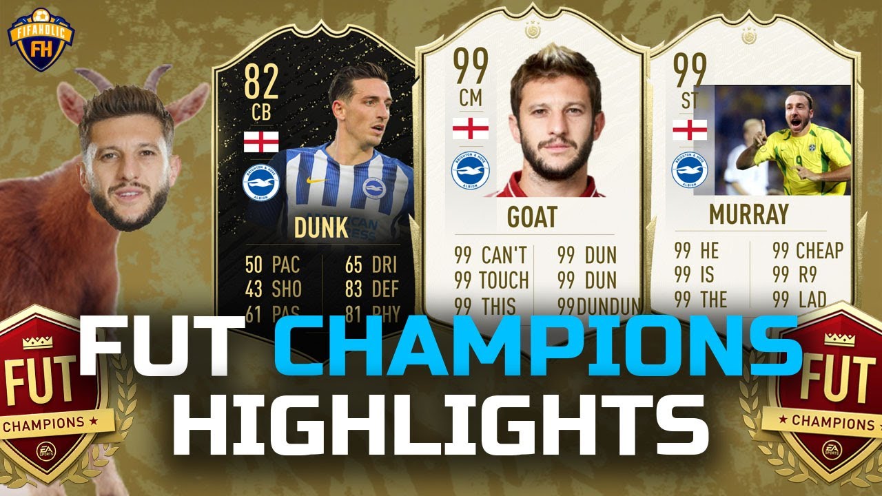 ADAM LALLANA IS THE BEST PLAYER ON FIFA 20!! FUT CHAMPIONS HIGHLIGHTS! - FIFA 20 MEME GAMEPLAY | 1/1