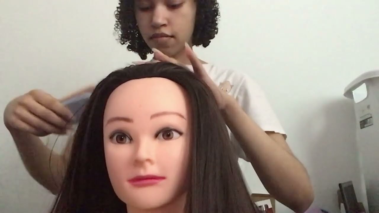ASMR hairstyling