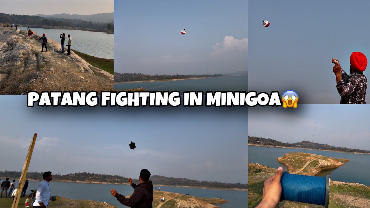 Patang Fighting In MiniGoa😱*Patangbaazi in mini Goa💥