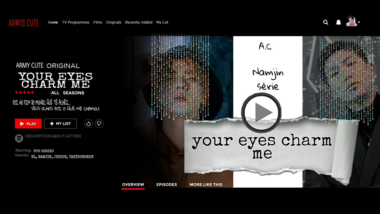 Série Namjin : your eyes charm me Ep1