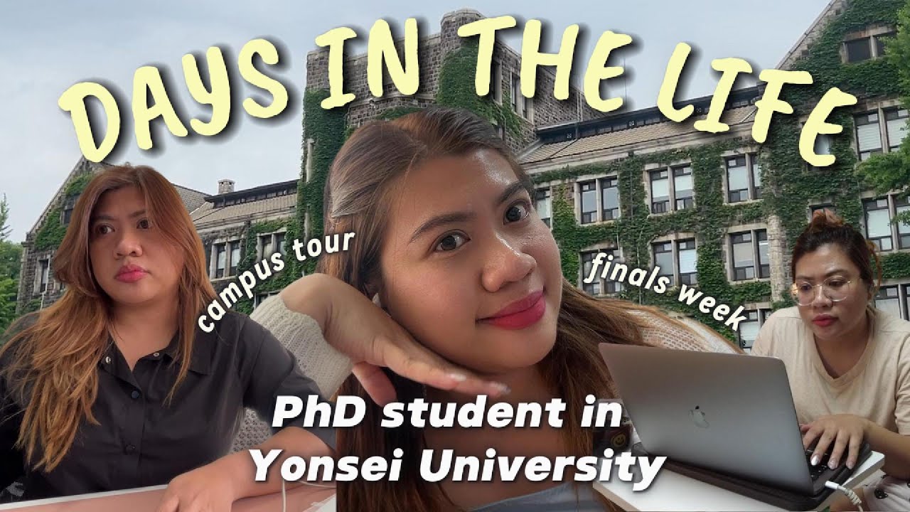 Days in the Life: PhD Student in Yonsei University 🇰🇷 | Uni Vlog, Campus Tour, Finals Week