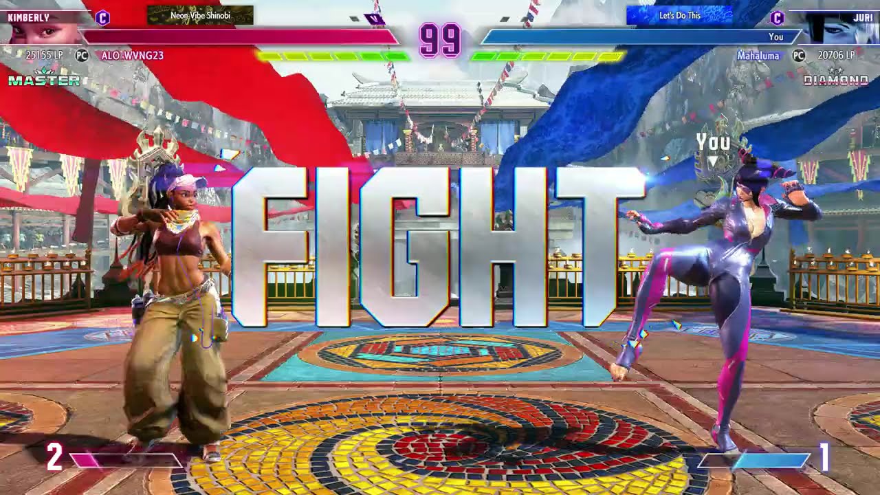StreetFighter6 Juri vs kimberly