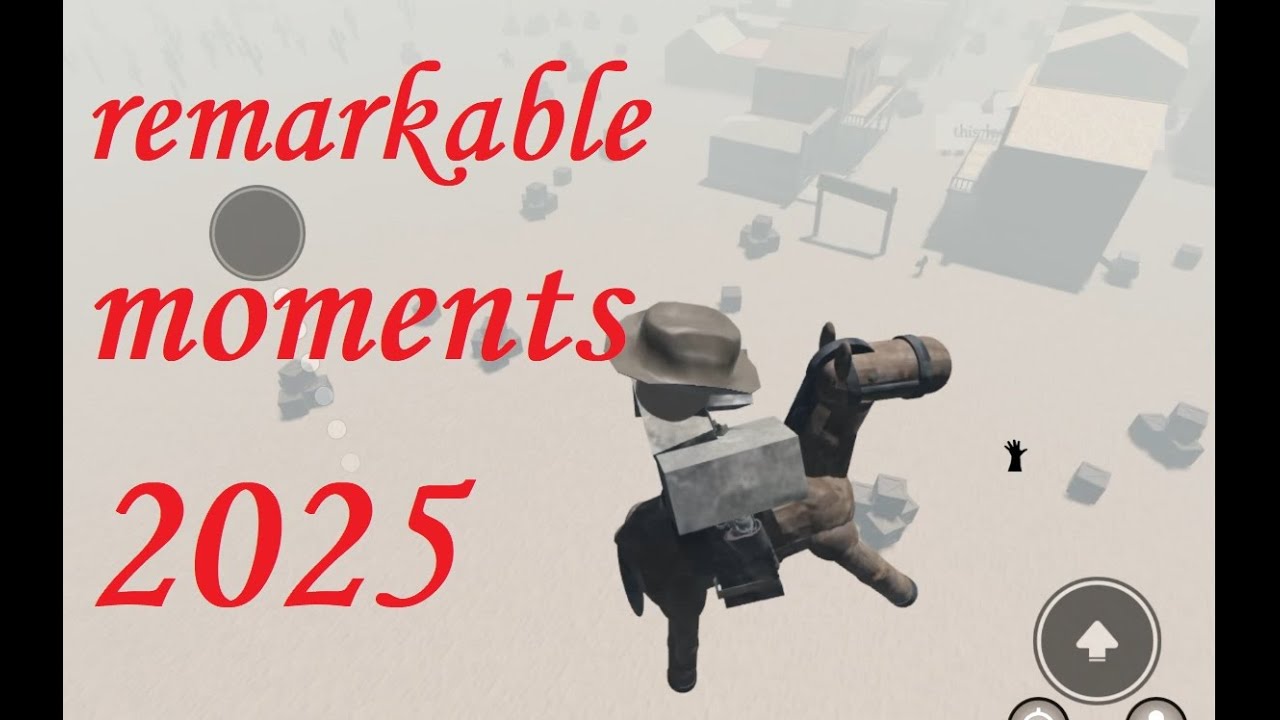 Moments 2025 in Roblox cowboy game