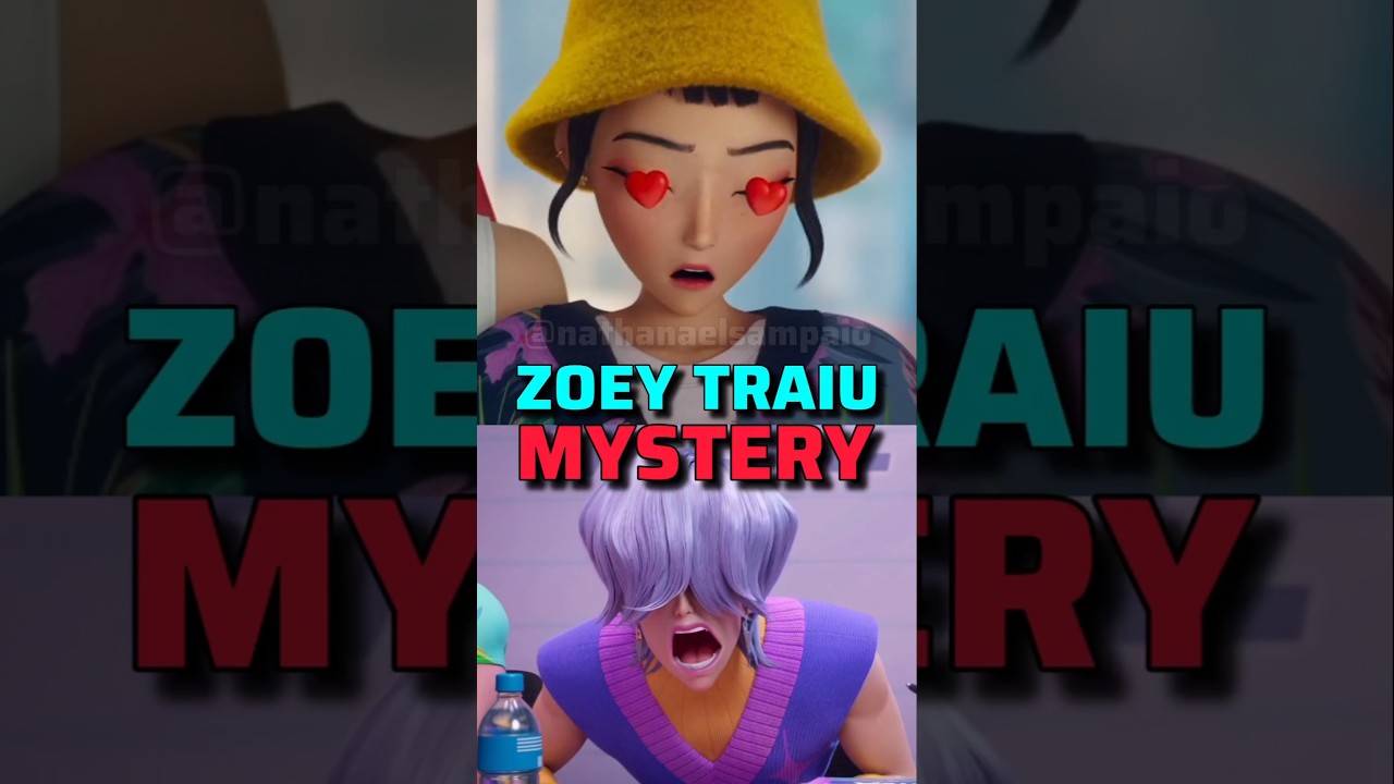 ZOEY TRAIU MYSTERY #guerreirasdokpop #jinu #rumi #mira #shorts