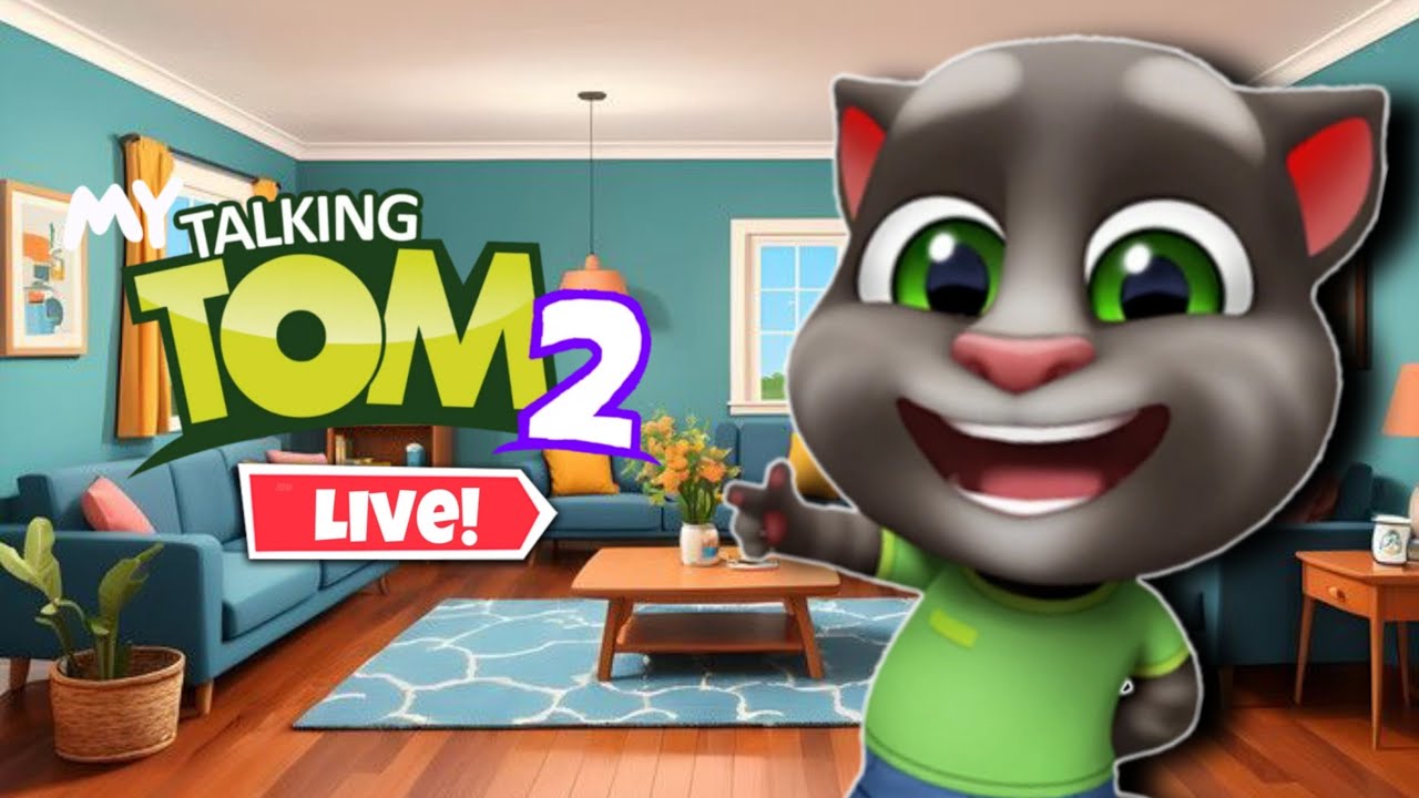 My talking tom 2 game live 💯 TOM GAME LIVE 🔴 #part-2