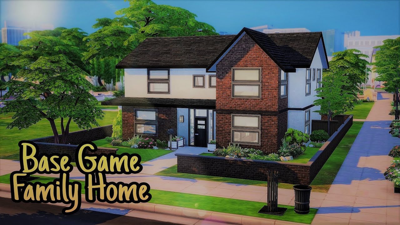 Base Game Family Home | Speed Build | The Sims 4