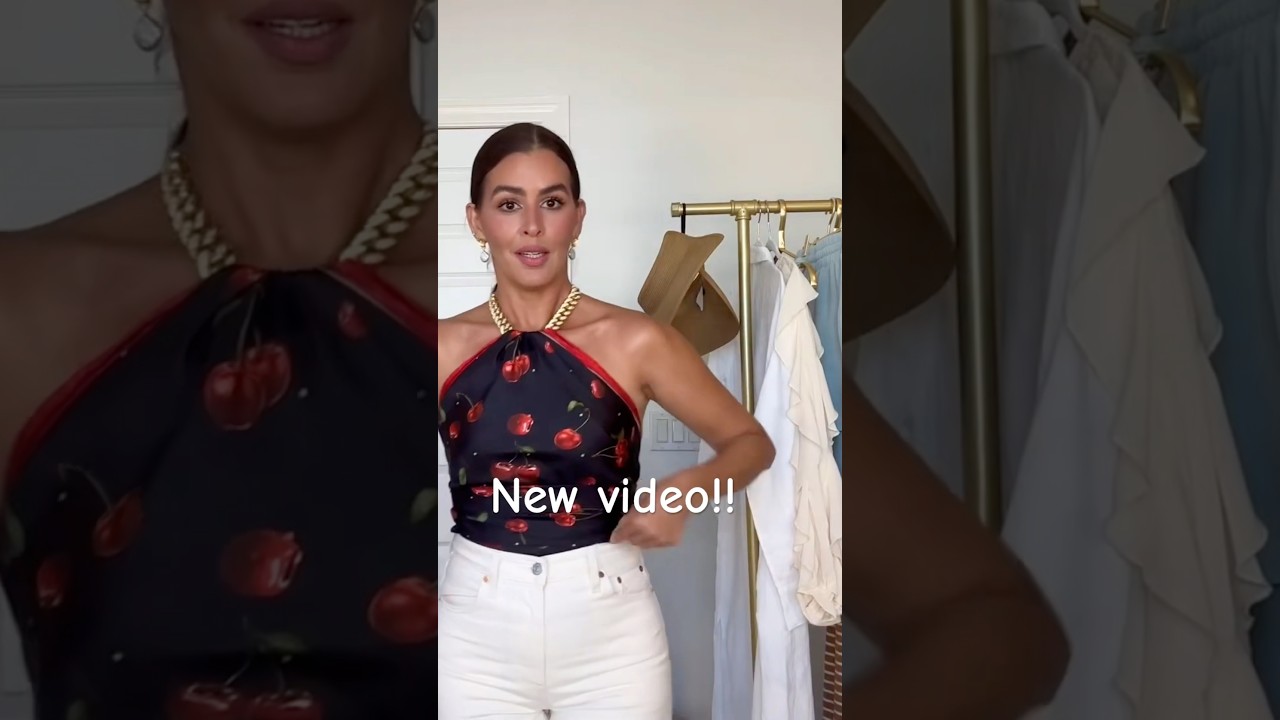 DIY SCARF TOP! Slow tutorial on feed! #fashion #grwm #summeroutfits