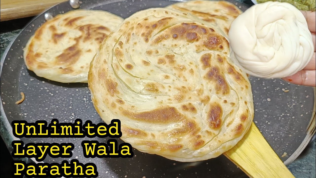Hyderabadi Shadiyon Wala Laccha Paratha Recipe | Un Limited Layers Wala Laccha Paratha Recipe
