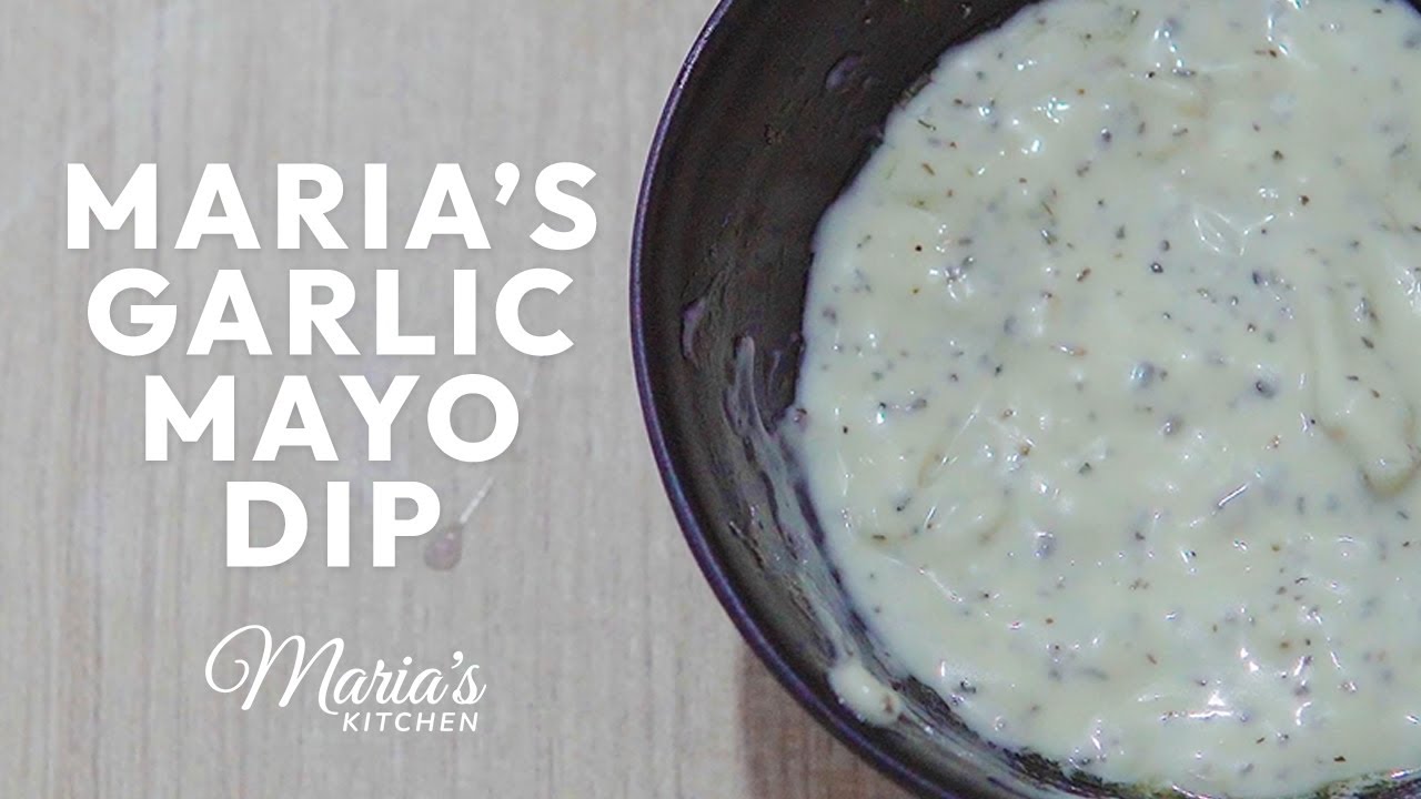 Homemade Garlic Mayo Dip