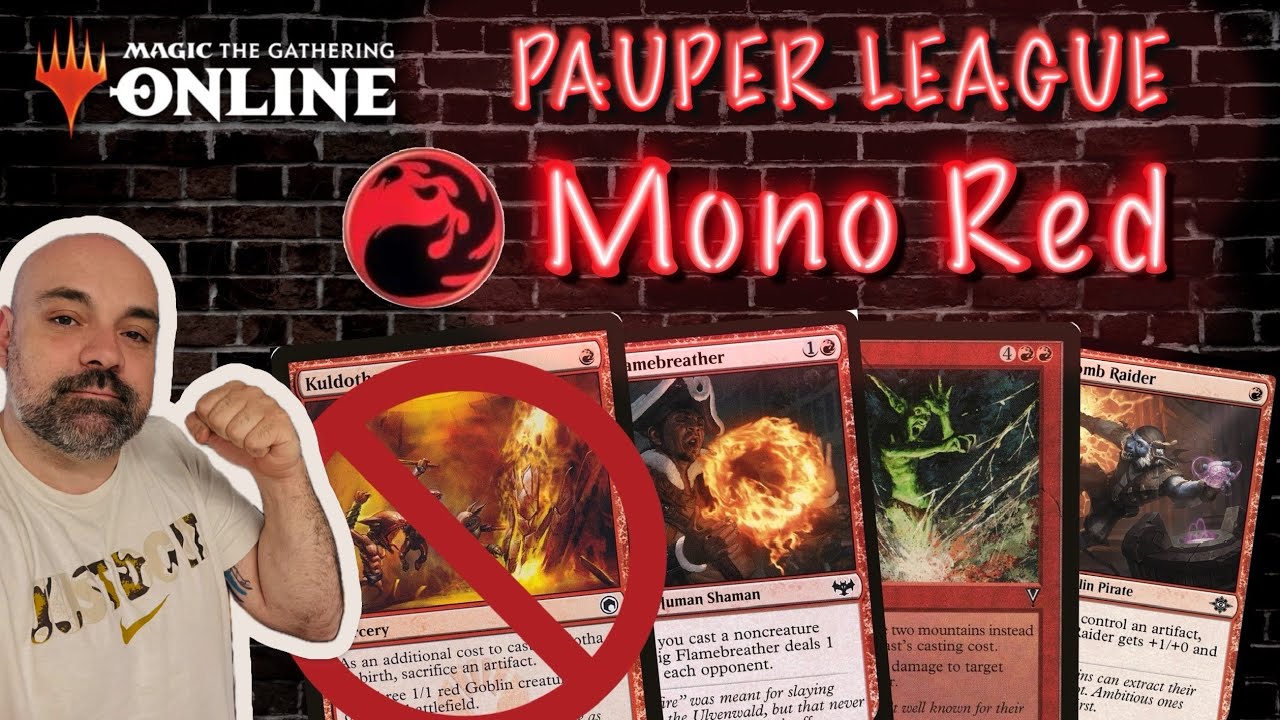 Mono Red after ban! [ Pauper League ] This list won a challenge 9 x1