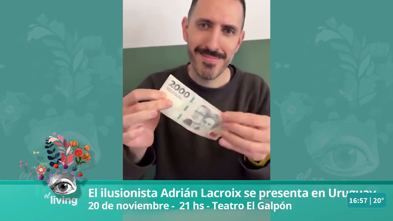 Adrián Lacroix llega a Montevideo con NOMAD: el mentalismo que trasciende idiomas y fronteras