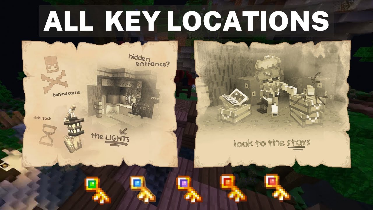 ALL Hive Pirate Treasure Hunt KEY Locations