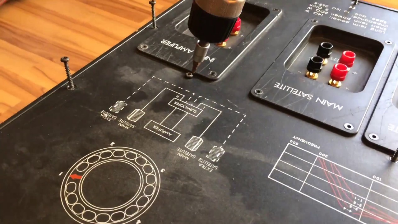 Разборка и ремонт сабвуфера  Jamo SW500 (disassemble and repair)