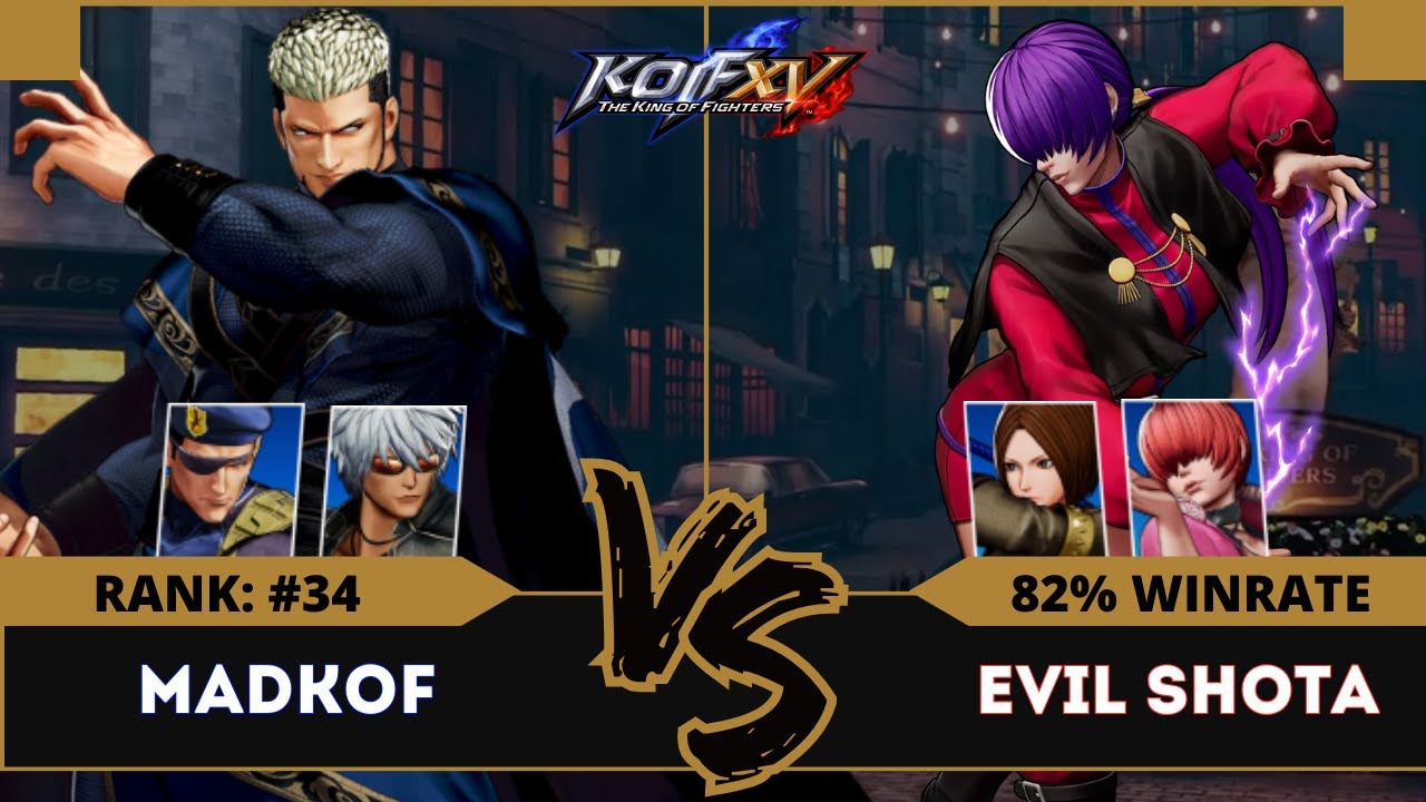 KOFXV⭐ MADKOF (K'/Heidern/Goenitz) vs EVIL SHOTA (O.Shermie/Whip/Shermie)⭐Ranked Match - 16/04/24