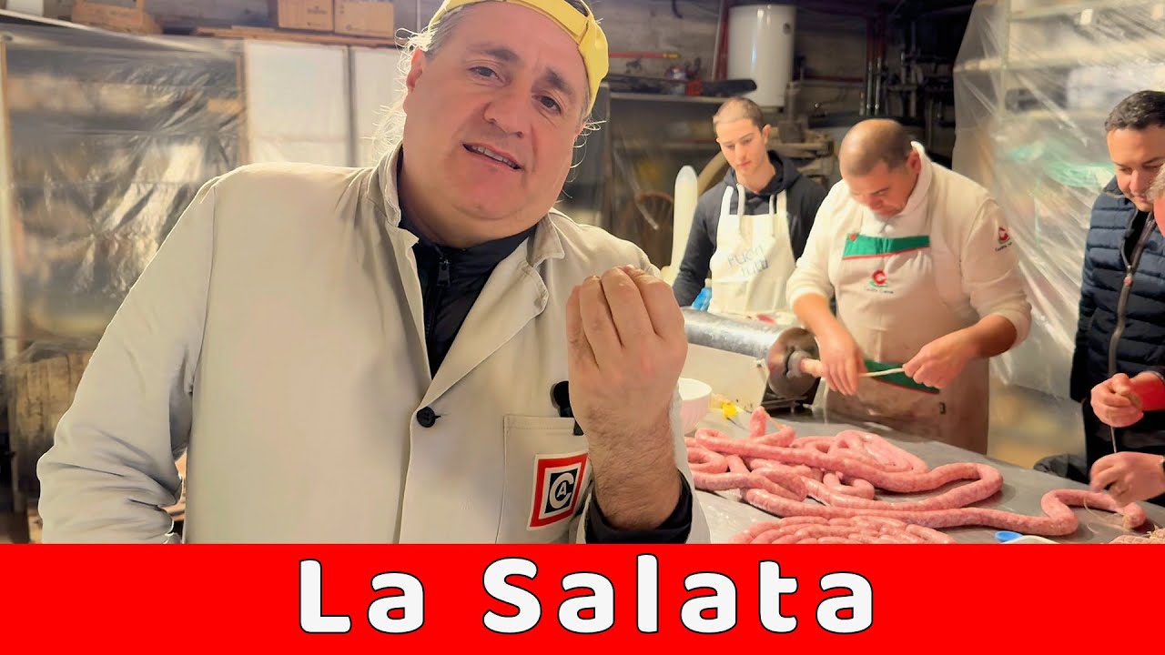 La salata: salsicce, salami fatti in casa e non solo #contadino #salata
