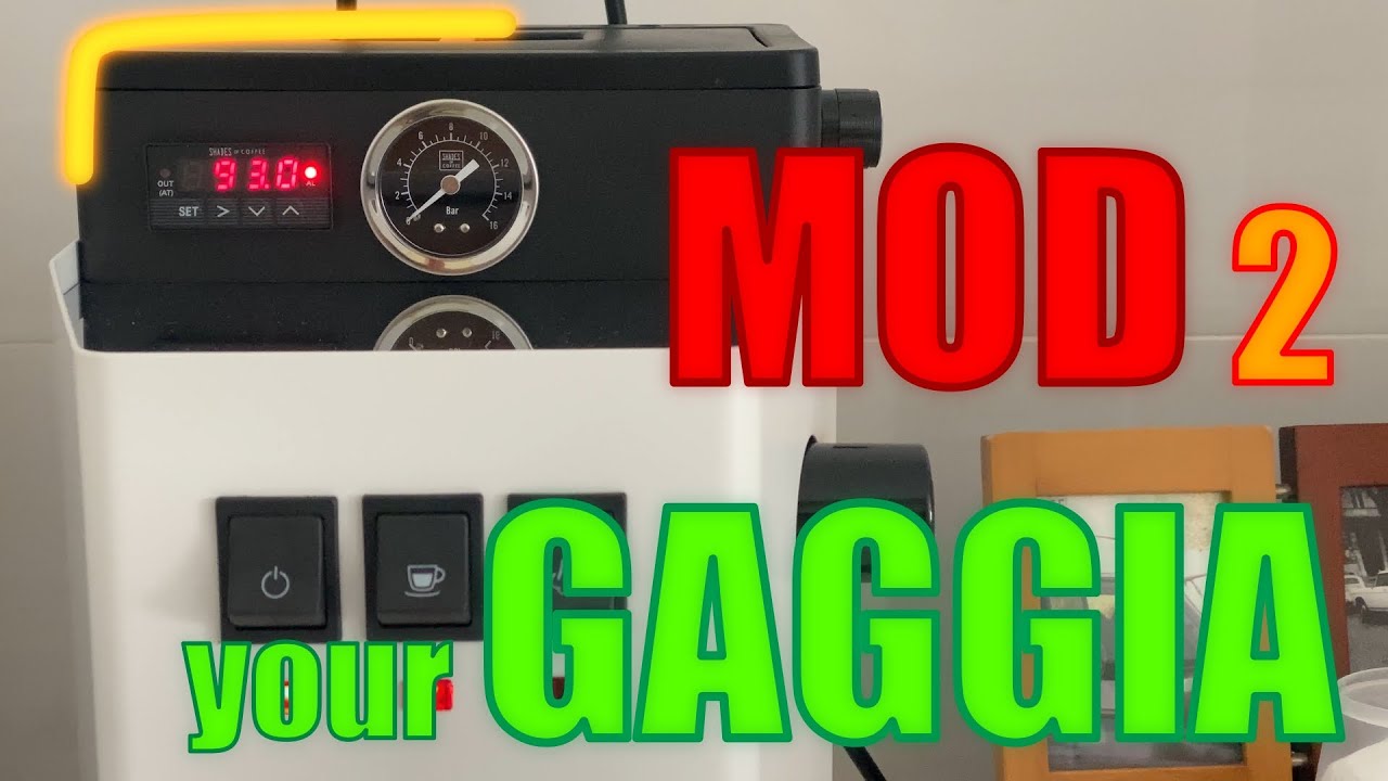 DIY Mod Gaggia Espresso Coffee Machine (Part 2)
