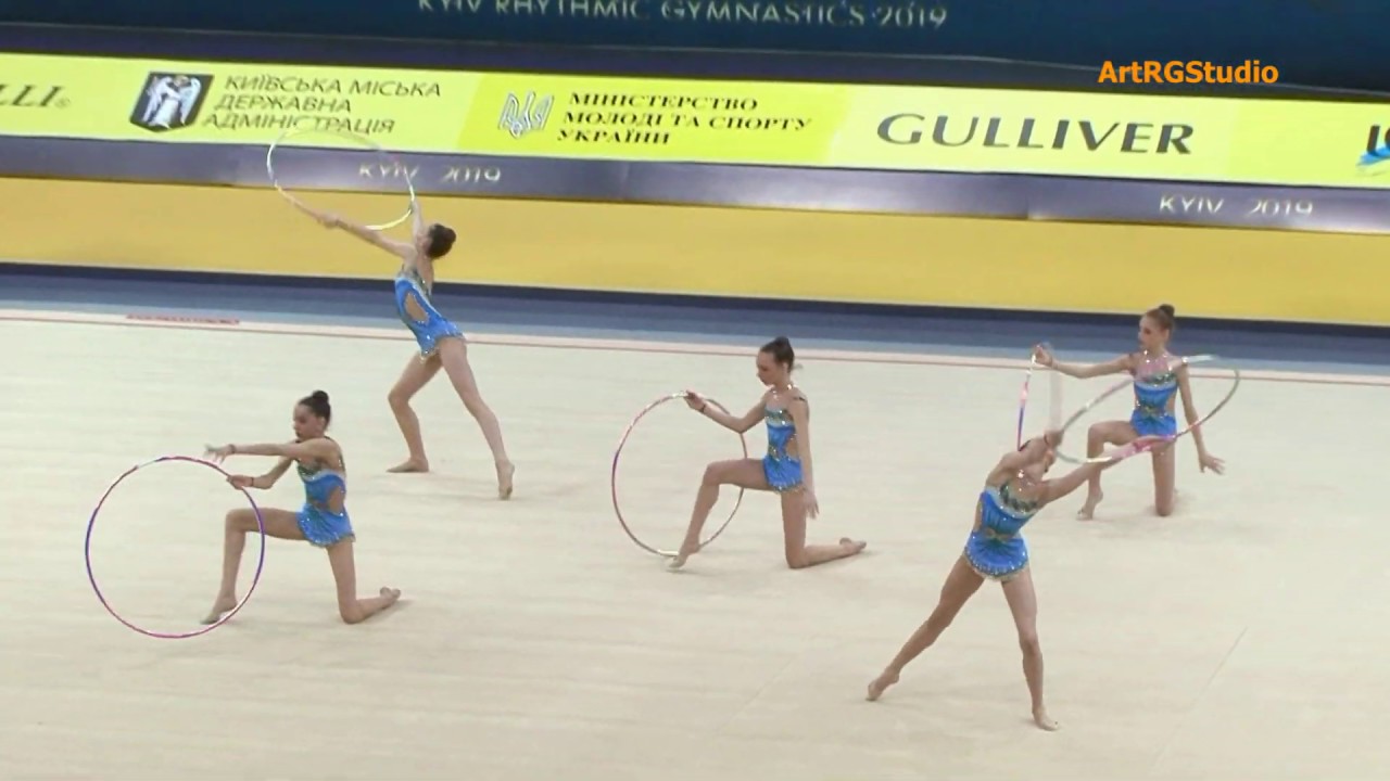 Team BULGARIA (BUL) 5 Hoops - Junior - 2019 DERIUGINA CUP Grand Prix
