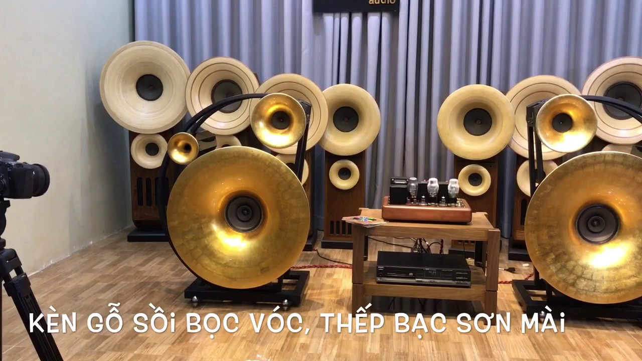 Giới Thiệu Loa TrioK Sơn Mài Khang Audio DIY, Củ Loa Bauer Klangfilm 20cm