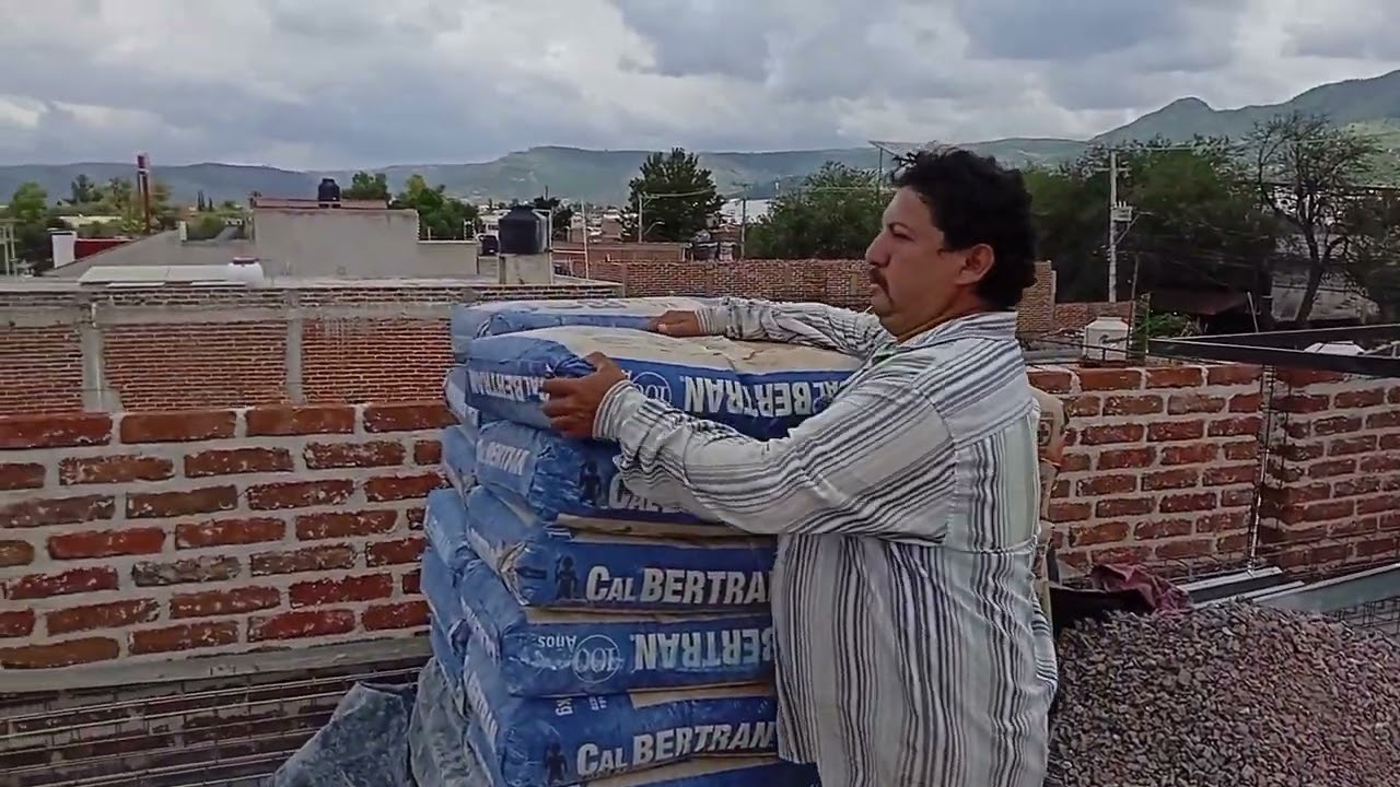 Como empezar a pegar ladrillo rojo y poner los hilos 