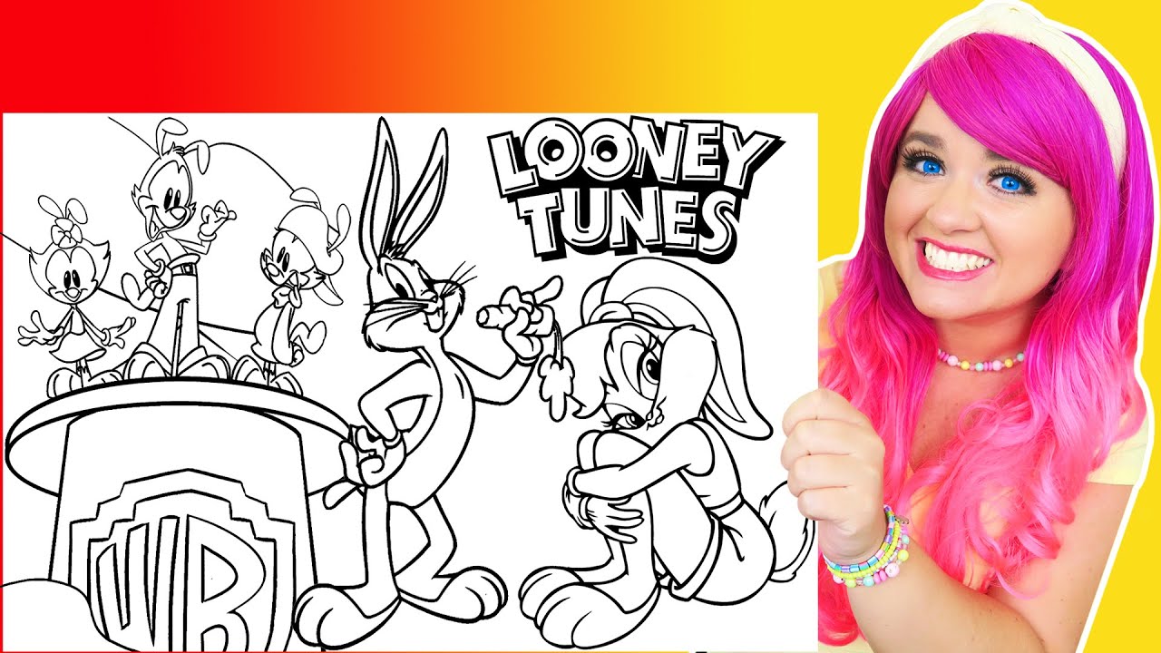 Coloring Bugs Bunny, Lola Bunny & Animaniacs Coloring Pages | Prismacolor & Ohuhu Art Markers
